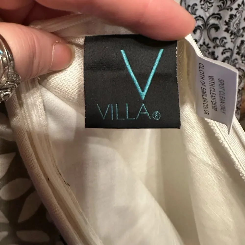 Villa Boho Knit/Linen Pillowcase 18”x18”
